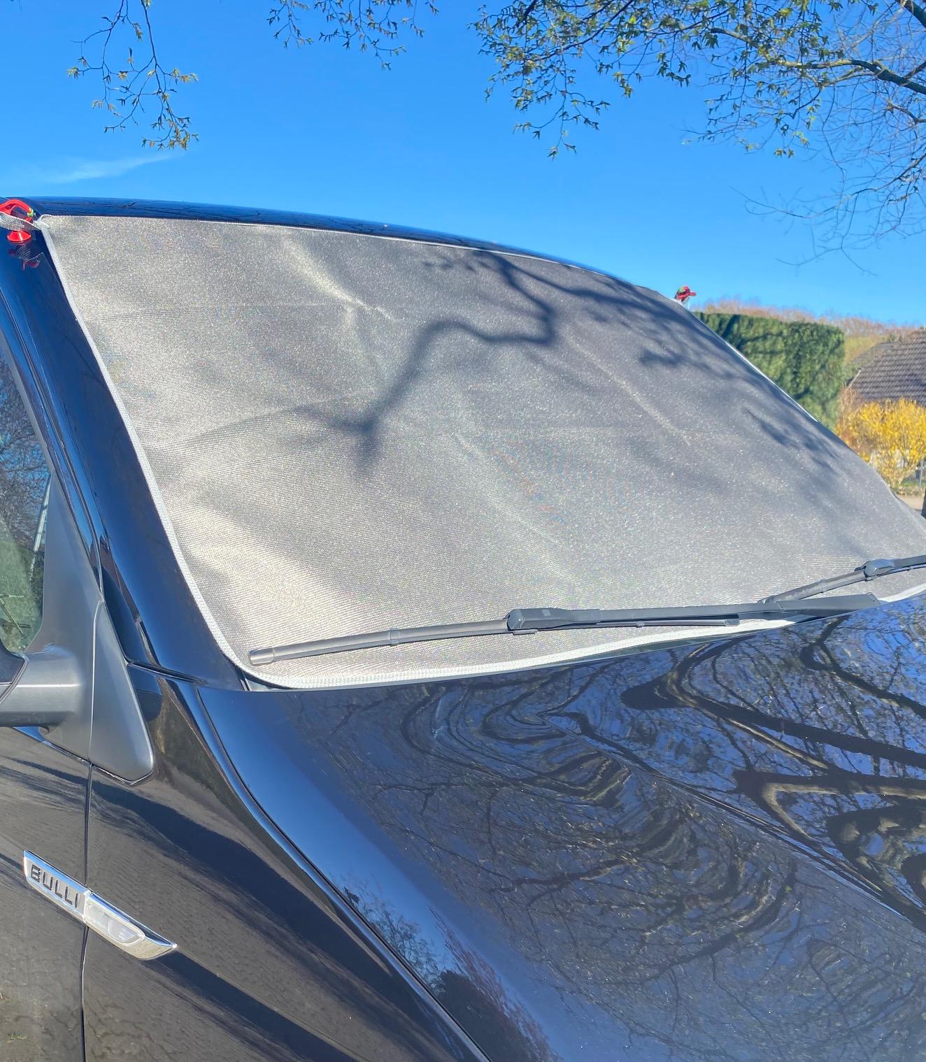 Auto Seitenfenster Sonnenschutz Für VW Multivan T6 2016-2023,Auto Vorher  Und Nachher Staubdicht Atmungsaktiv Sonnenblende Auto Zubehör, B-1 Front